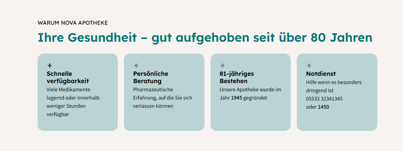 Screenshot Vorteils-Leiste lang